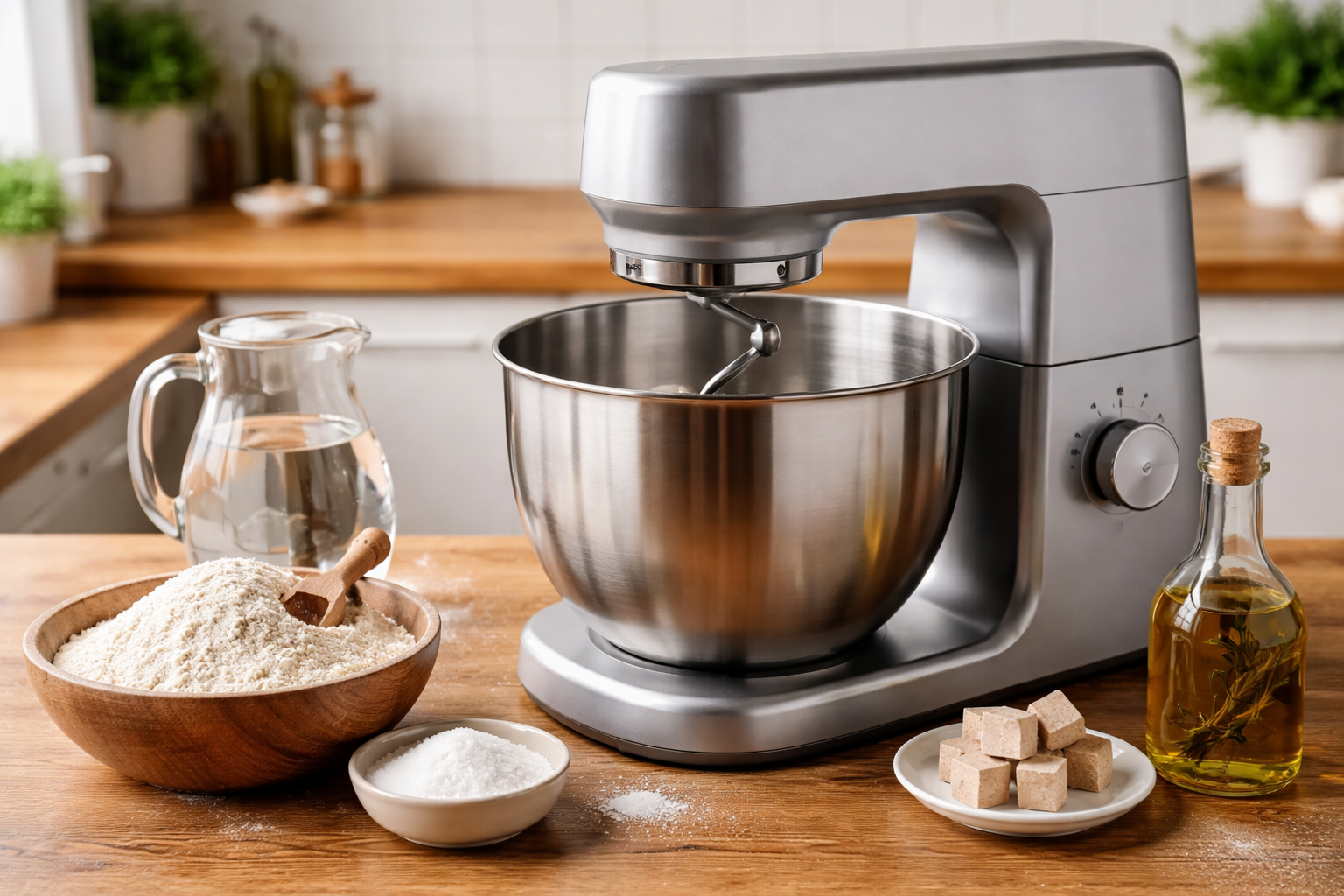 Impasto in planetaria e ingredienti freddi