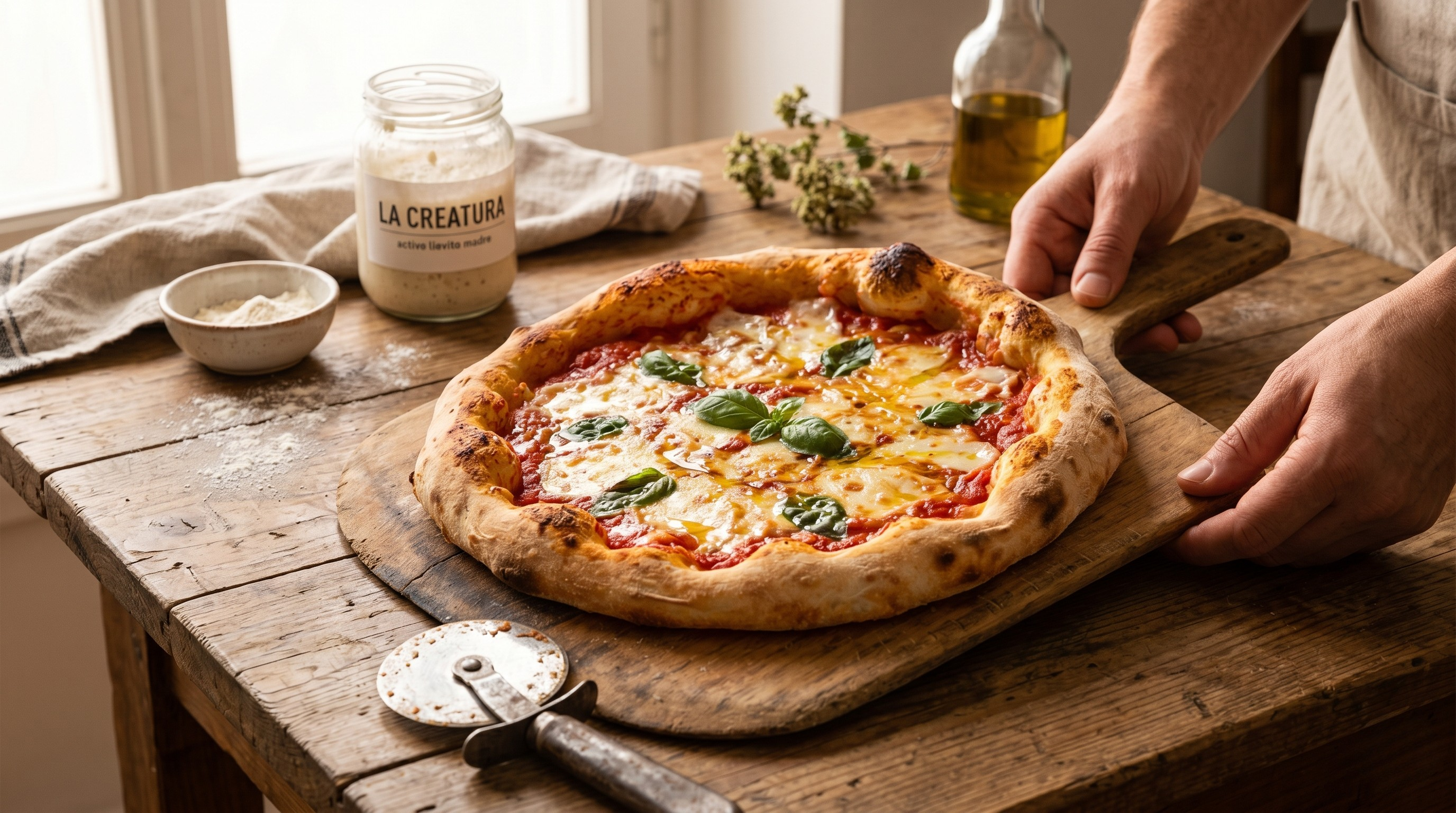 Farina, tempo e amore: i segreti della pizza con lievito madre