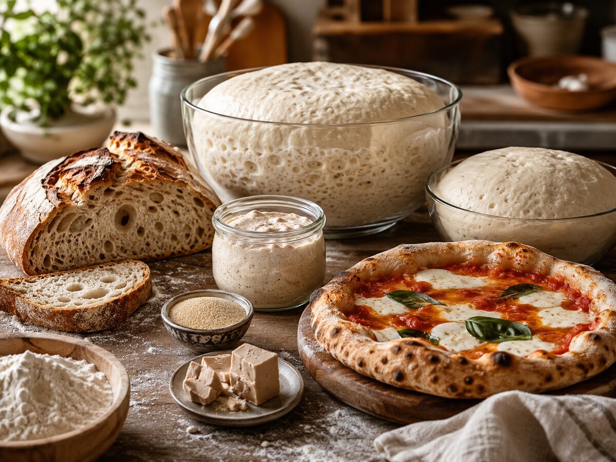 Il lievito: il cuore invisibile di pane e pizza